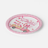 Assiettes En Carton Notre petite amoureuse tourne une plaque (Angle)
