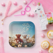 Assiettes En Carton Nounours En Dandelions (Fête)