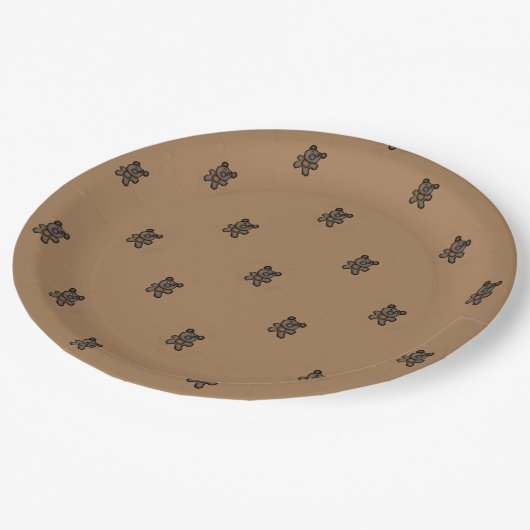 Assiettes En Carton Nounours minuscule (Angle)