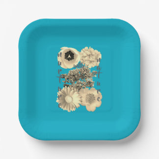 Assiettes En Carton Nourrir avec la Nature 2 