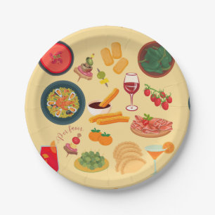 Assiettes En Carton Nourriture Espagne