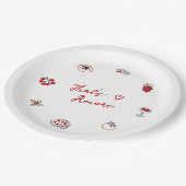 Assiettes En Carton Nourriture Italienne C'est l'Amour Réception de Ma (Angle)