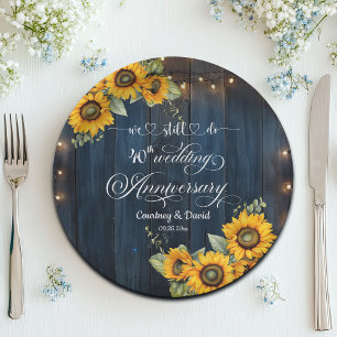 Assiettes En Carton Nous Faisons Encore 40ème Anniversaire Mariage Lum