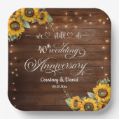 Assiettes En Carton Nous Faisons Encore 40ème Anniversaire Mariage Lum (Recto)