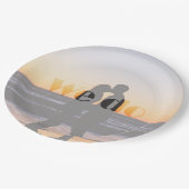 Assiettes En Carton Nous le faisons - Plaque de papier Mariage d'été (Angle)