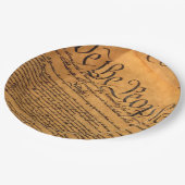 Assiettes En Carton Nous le peuple Constitution des États-Unis Parti d (Angle)
