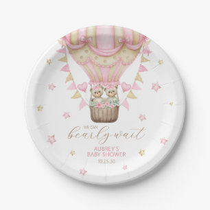 Assiettes En Carton Nous Pouvons à Peine Attendre la Fête de Bébé pour