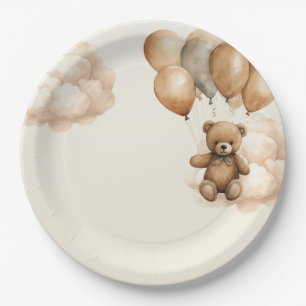 Assiettes En Carton Nous pouvons attendre le Baby shower