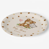 Assiettes En Carton Nous pouvons attendre plus tard le Baby shower pla (Angle)