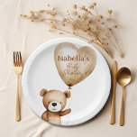 Assiettes En Carton Nous pouvons attendre prématurément Teddy Bear Bab<br><div class="desc">Nous Pouvons Attendre Teddy Bear Baby shower Plaques Papier. Fournitures de baby shower partie</div>