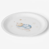 Assiettes En Carton Nous pouvons attendre Teddy Bear sur le Baby showe (Angle)