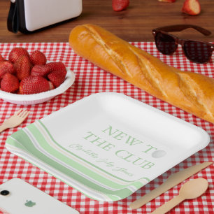Assiettes En Carton Nouveau Au Club Baby Shower Prépa