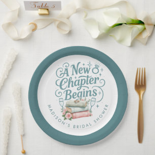Assiettes En Carton Nouveau Chapitre Commence Bridal Shower Paillettes