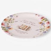 Assiettes En Carton Nouveau Chapitre Commence Fête de Mariage (Angle)