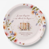 Assiettes En Carton Nouveau Chapitre Commence Fête de Mariage (Devant)