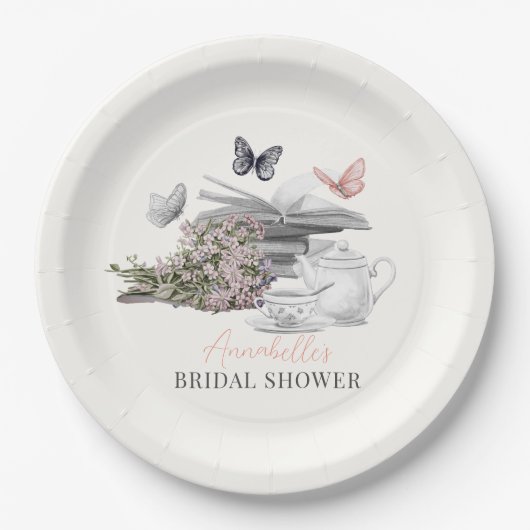 Assiettes En Carton Nouveau chapitre Ensemble de thé rose Livre Enterr (Devant)