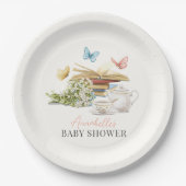 Assiettes En Carton Nouveau Chapitre Tea Set Papillons Livre Baby show (Devant)