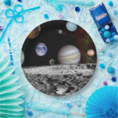 Assiettes En Carton Nouveau système solaire (Fête)