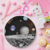 Assiettes En Carton Nouveau système solaire (Fête)