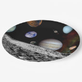 Assiettes En Carton Nouveau système solaire (Angle)