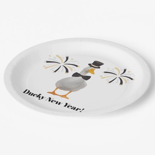 Assiettes En Carton Nouvel An (Angle)