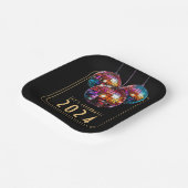 Assiettes En Carton Nouvel An (Angulaire)