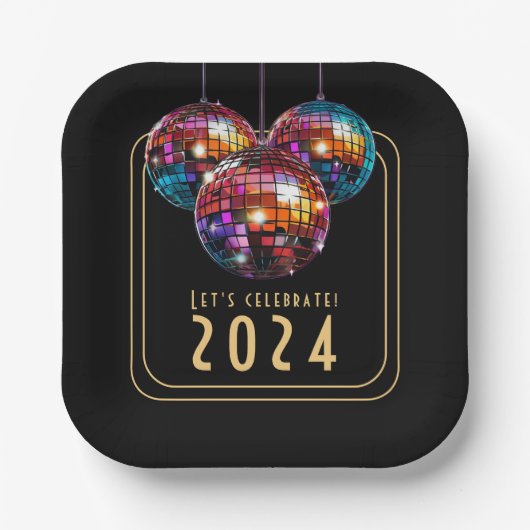 Assiettes En Carton Nouvel An (Recto)