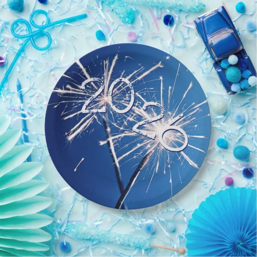 Assiettes En Carton Nouvel An 2024 (Fête)