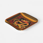 Assiettes En Carton Nouvel An chinois Dragon 2024 PPP03 (Angulaire)