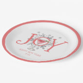 Assiettes En Carton Nouvel an de la fête de la veille 2023 serviettes (Angle)