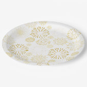 Assiettes En Carton Nouvel An Feu d'artifice Design Feu d'artifice Art (Angle)