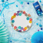 Assiettes En Carton Nouvel An Fun Confetti Dots Fun (Fête)