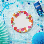 Assiettes En Carton Nouvel An Fun Confetti Dots Fun (Fête)