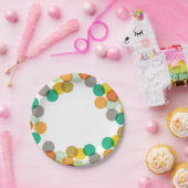 Assiettes En Carton Nouvel An Fun Confetti Dots Fun (Fête)