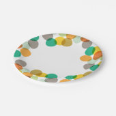 Assiettes En Carton Nouvel An Fun Confetti Dots Fun (Angle)