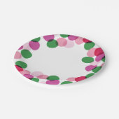 Assiettes En Carton Nouvel An Fun Confetti Dots Fun (Angle)
