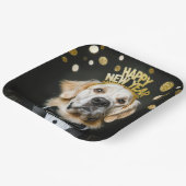 Assiettes En Carton Nouvel an Golden Retriever dans Tuxedo (Angulaire)