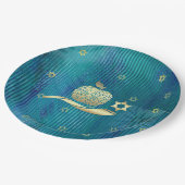 Assiettes En Carton Nouvel An juif | Rosh Hashanah  (Angle)