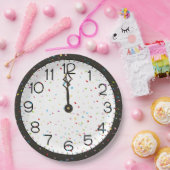 Assiettes En Carton Nouvel An Minuit Horloge (Fête)