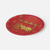 Assiettes En Carton Nouvel an vietnamien OX papier coupé PP (Angle)