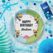 Assiettes En Carton Nouvel anniversaire du chat miraculeux (Fête)