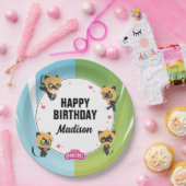 Assiettes En Carton Nouvel anniversaire du chat miraculeux (Fête)