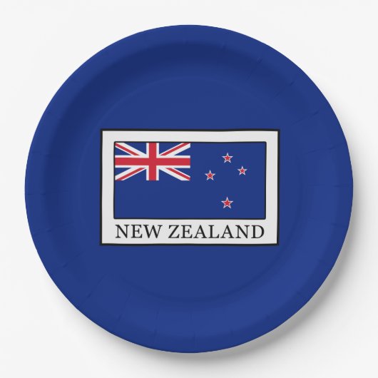 Assiettes En Carton Nouvelle-Zélande (Devant)