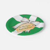 Assiettes En Carton N'ouvrez pas jusqu'à la plaque de papier de Noël (Angle)