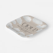 Assiettes En Carton Nuage naturel beige neuf douche moderne design (Angulaire)