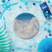 Assiettes En Carton Nuages dans le ciel (Fête)