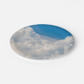 Assiettes En Carton Nuages dans le ciel (Angle)