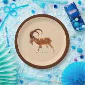 Assiettes En Carton Nubian Ibex - Ein Gedi (Fête)