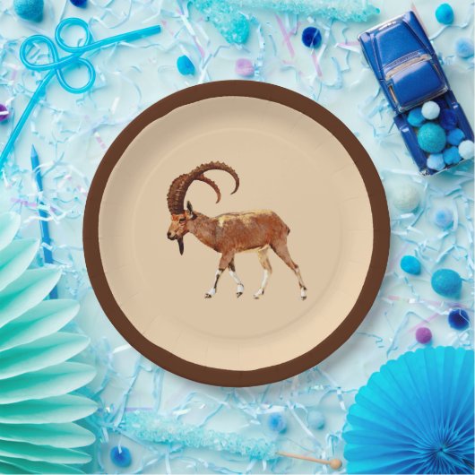Assiettes En Carton Nubian Ibex - Ein Gedi (Fête)