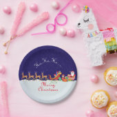 Assiettes En Carton Nuit avant Noël Plaques de papier (Fête)